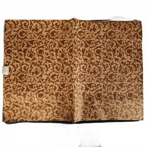 American Greetings Gift Wrap Red Gold Scroll Vintage Peel And Stick Lot‎ Of 15